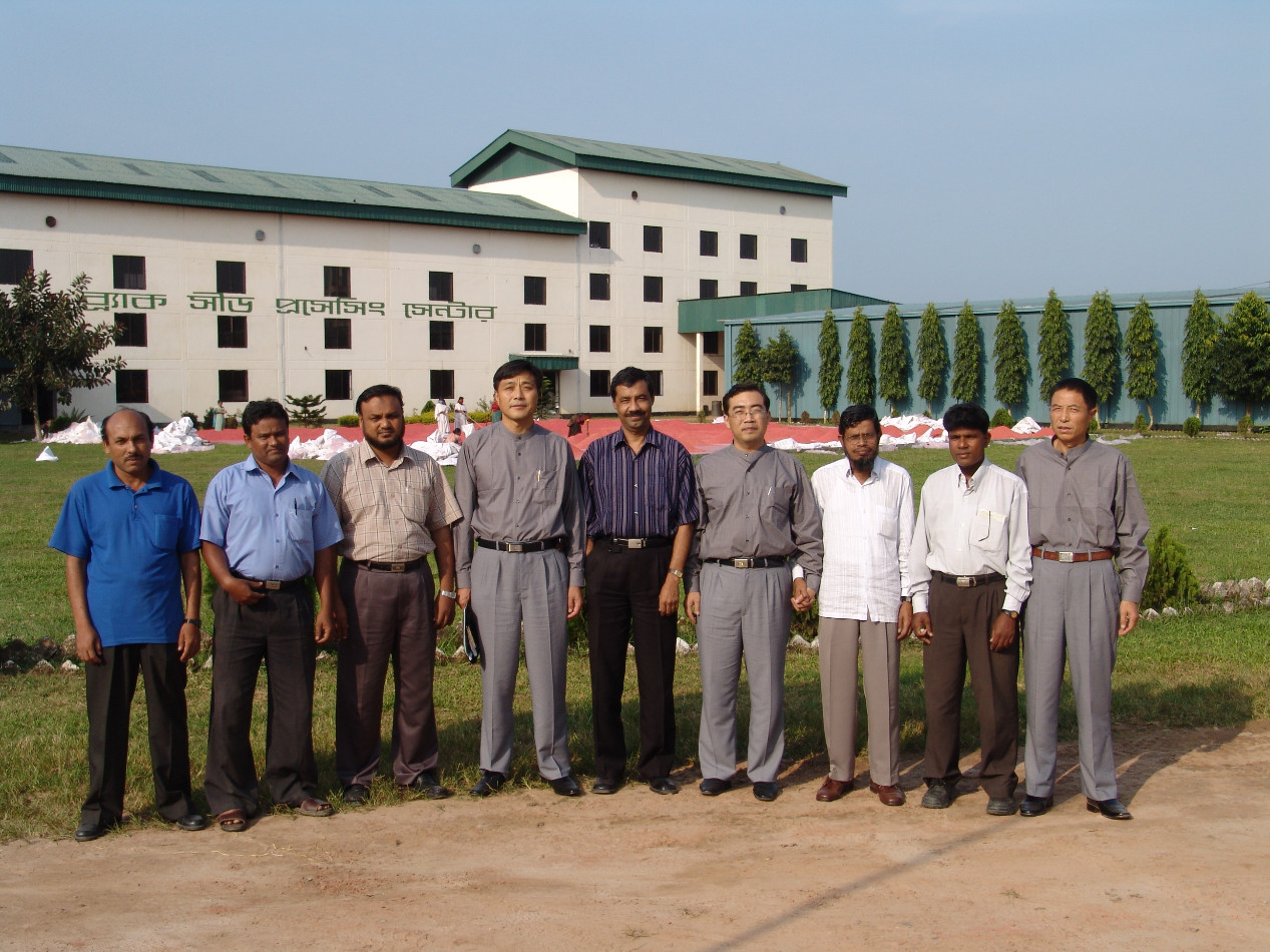 Group photo after technical training in Bangladesh